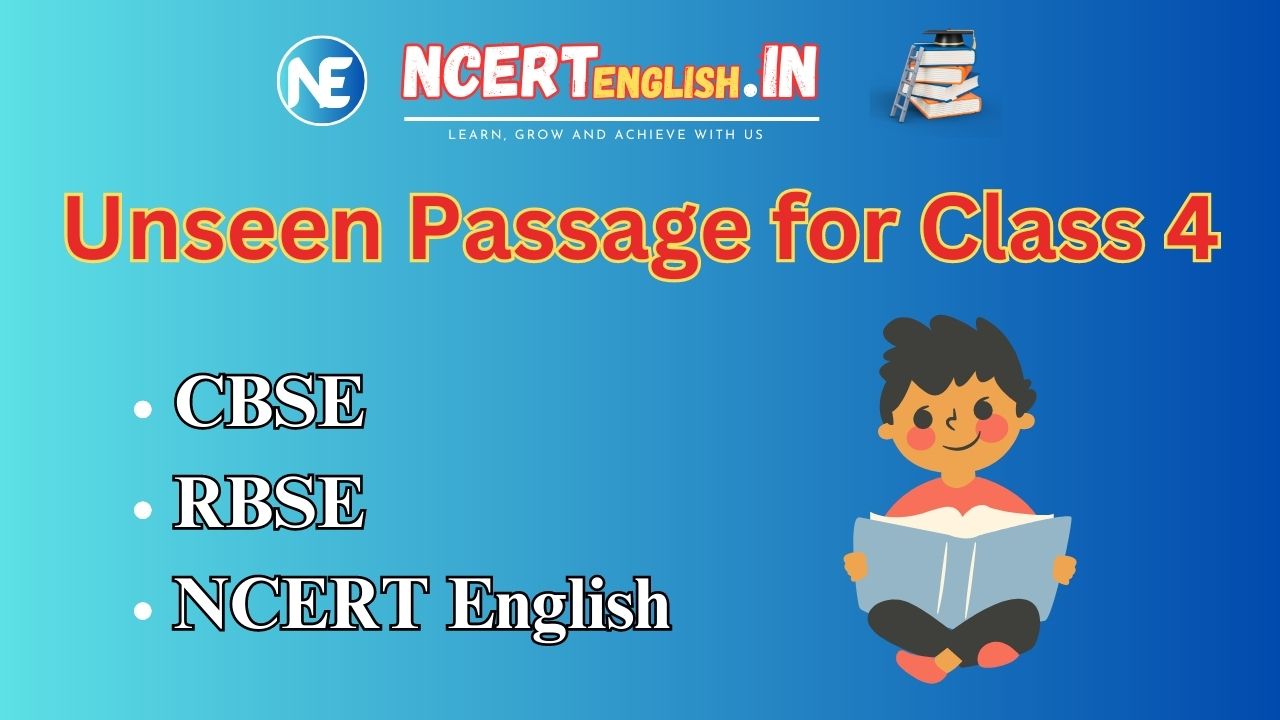 important-unseen-passage-for-class-4-ncert-english